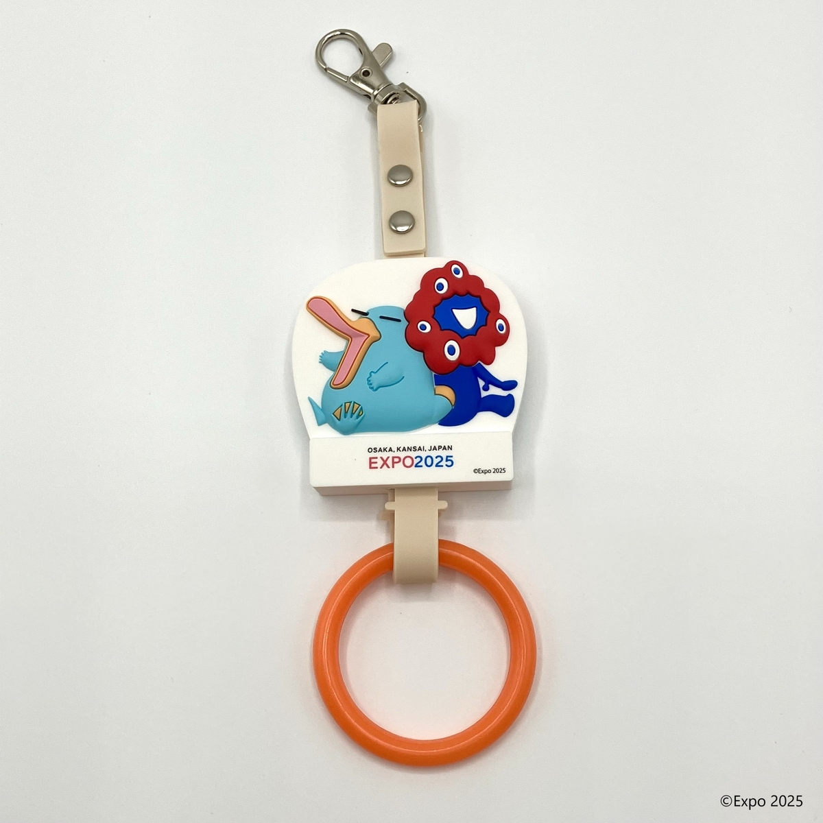 ミャクミャク・イコちゃん 大阪・関西万博ラッピング環状線 つり革